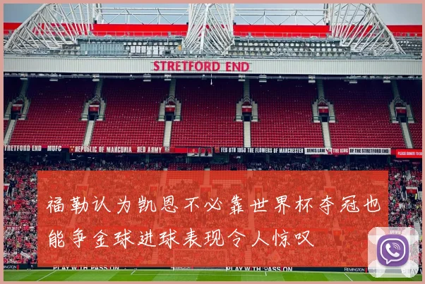 福勒认为凯恩不必靠世界杯夺冠也能争金球进球表现令人惊叹